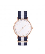 Three Colors Available Canvas Band High Fashion Unisex Wrist Watch