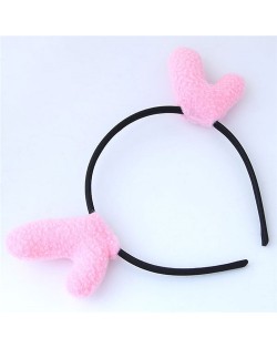 Deer Antlers Adorable Fashion Hair Hoop - Pink