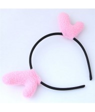 Deer Antlers Adorable Fashion Hair Hoop - Pink