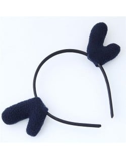 Deer Antlers Adorable Fashion Hair Hoop - Royal Blue