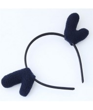 Deer Antlers Adorable Fashion Hair Hoop - Royal Blue