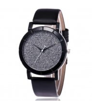 5 Colors Available Starry Sky Index Design High Fashion Unisex Wrist Watch