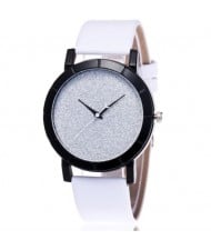 5 Colors Available Starry Sky Index Design High Fashion Unisex Wrist Watch