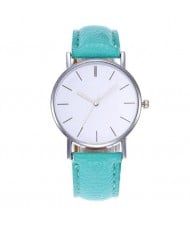 12 Colors Available Simple Plain Fashion Index Design Unisex Wrist Watch