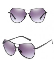 6 Colors Available Irregular Shape Frame Unisex High Fashion Sunglasses