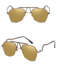 6 Colors Available Irregular Frame with Unique Design Legs Unisex High Fashion Sunglasses