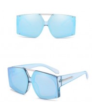 6 Colors Rivets Decorated Large Frame with Arrow Embellished Legs Unisex Fashion Sunglasses