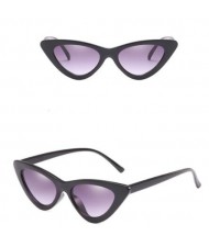 12 Colors Available Fashion Triangle Frame Women Cat Eye Sunglasses