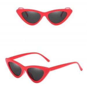 12 Colors Available Fashion Triangle Frame Women Cat Eye Sunglasses