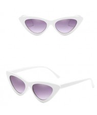 12 Colors Available Fashion Triangle Frame Women Cat Eye Sunglasses
