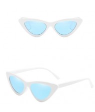 12 Colors Available Fashion Triangle Frame Women Cat Eye Sunglasses