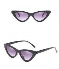 12 Colors Available Fashion Triangle Frame Women Cat Eye Sunglasses