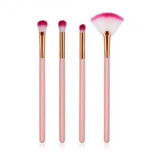 4 pcs Flame Style High Fashion Cosmetic Makeup Brushes