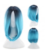 11 Colors Available Bob Style Middle Side Part High Fashion Short Women Synthetic Wig