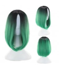 11 Colors Available Bob Style Middle Side Part High Fashion Short Women Synthetic Wig