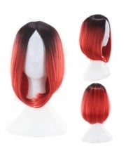 11 Colors Available Bob Style Middle Side Part High Fashion Short Women Synthetic Wig