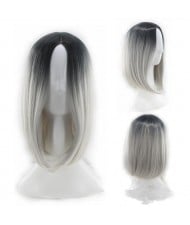 11 Colors Available Bob Style Middle Side Part High Fashion Short Women Synthetic Wig