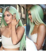 6 Color Available Long Straight Hair High Fashion Women Synthetic Wig