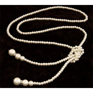 Pearl Fashion Long Style Costume Necklace