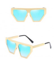 6 Colors Available Thick Pentagonal Frame Bold Fashion Sunglasses