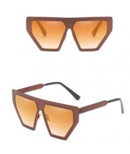 6 Colors Available Thick Pentagonal Frame Bold Fashion Sunglasses