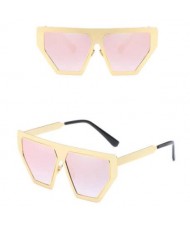 6 Colors Available Thick Pentagonal Frame Bold Fashion Sunglasses