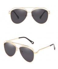 6 Colors Available Hollow Style Thin Alloy Frame Classic Fashion Sunglasses