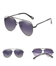 6 Colors Available Hollow Style Thin Alloy Frame Classic Fashion Sunglasses