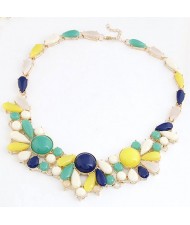 Summer Fashion Assorted Candy Color Combo Necklace