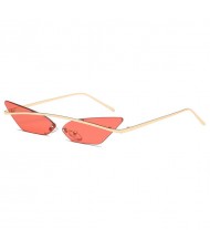 7 Colors Available Frameless Cat Eye Style Cool Fashion Women Sunglasses