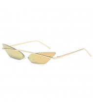 7 Colors Available Frameless Cat Eye Style Cool Fashion Women Sunglasses