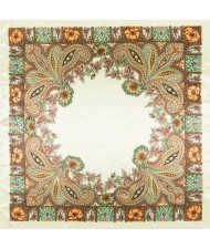 7 Colors Available Classical Giant Flowers Image Fashion Square Scarf