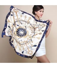4 Colors Available Various Keys High Fashion Square Scarf