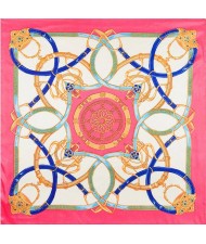3 Colors Available European Royal Chains High Fashion 90*90 cm Square Scarf