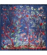 3 Colors Available Magpie in the Forest High Fashion 90*90 cm Square Scarf