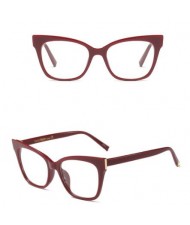 5 Colors Available Cat-eye Shape Thick Frame Design Popular Fashion Sunglasses
