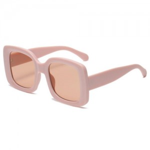 6 Colors Available Star High Fashion Bold Thick Square Frame Light-weighted Women Sunglasses
