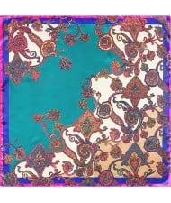 5 Colors Available Bohemian Fashion Flowers 90*90 cm Square Scarf