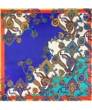 5 Colors Available Bohemian Fashion Flowers 90*90 cm Square Scarf