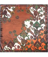 5 Colors Available Bohemian Fashion Flowers 90*90 cm Square Scarf
