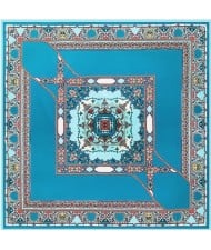 4 Colors Available Bohemian Squares Pattern Vintage Fashion 100*100 cm Square Scarf