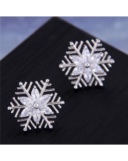 Dangling Rounds Design High Fashion Women Statement Earrings - Golden