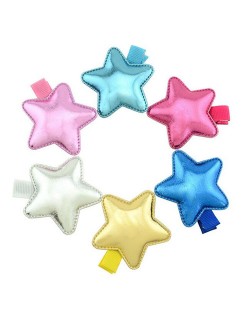 (6 pcs) Shining Star Baby Hair Clip Set