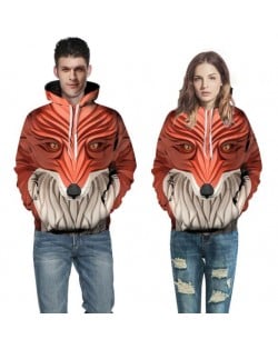 3D Fox Printing High Fashion Hoodie