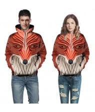 3D Fox Printing High Fashion Hoodie
