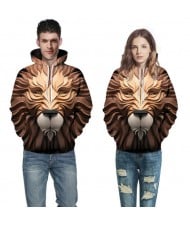 3D Lion Printing High Fashion Hoodie