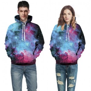 3D Starry Sky Printing High Fashion Hoodie