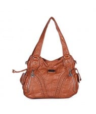 (21 Colors Available) Casual Fashion Lady PU Shoulder Bag/ Tote Bag