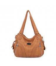 (21 Colors Available) Casual Fashion Lady PU Shoulder Bag/ Tote Bag