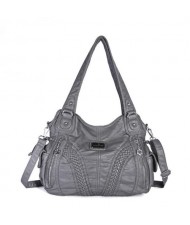 (21 Colors Available) Casual Fashion Lady PU Shoulder Bag/ Tote Bag